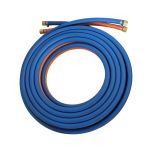 10mm Blue/Orange twin hose, 15m long and Harris quality fittings/tagged