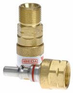 Quick Action Coupler Fuel Gas EN561 Torch End G3/8" M With G3/8" FM Pin