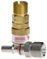 Quick Action Coupler Fuel Gas EN561 Hose Joiner G3/8" M With G3/8" M Pin