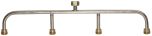 LPG 4 Burner Manifold Inlet: 20 x 1mm RH FM To Suit Broad Flame Burners