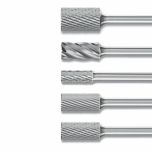 Cylindrical End Cut Burrs ZYAS 6mm Shank - Tungsten Carbide