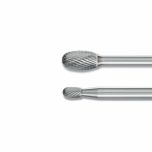 Oval Shape Burrs TRE 6mm Shank - Tungsten Carbide