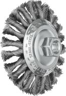 Flared Cup Brushes KBG - Twist Knot COMBITWIST STEEL Wire - Various Sizes