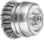 Cup Brushes TBG & TBGR - Twist Knot STEEL Wire - Various Sizes