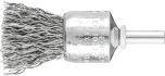 Pencil Brushes 6mm Shaft Mounted PBU - Crimped STEEL Wire - Various Sizes