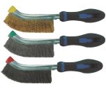 Curved Hand Scratch Brushes HBG - Economy Range - Plastic Handle - 265mm Various Types