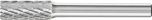 Cylindrical End Cut Burr ZYAS 6mm Shank ZYAS 0820/6 TOUGH