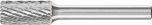 Cylindrical End Cut Burr ZYAS 6mm Shank ZYAS 1020/6 TOUGH