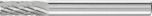 Cylindrical End Cut Burr ZYAS 6mm Shank ZYAS 0616/6 C3 PLUS