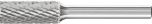 Cylindrical End Cut Burr ZYAS 6mm Shank ZYAS 1025/6 C3 PLUS