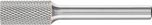 Cylindrical Burr ZYA 6mm Shank ZYA 1020/6 MICRO