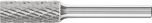 Cylindrical Burr ZYA 6mm Shank ZYA 1025/6 C3 PLUS