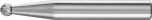 Ball Shape Burr KUD 6mm Shank KUD 0403/6 C3 PLUS