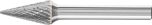 Conical Pointed Burr SKM 6mm Shank SKM 1020/6 C3 PLUS