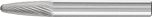 Tree Radius End Burr RBF 6mm Shank RBF 0618/6 C5