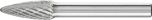 Tree Radius End Burr RBF 6mm Shank RBF 0820/6 C3 PLUS
