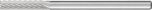 Miniature Burr ZYAS 3mm Shank - Cylindrical End Cut ZYAS 0313/3 C5