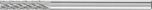 Miniature Burr ZYAS 3mm Shank - Cylindrical End Cut ZYAS 0313/3 C3 PLUS