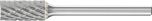 Miniature Burr ZYAS 3mm Shank - Cylindrical End Cut ZYAS 0613/3 C3 PLUS