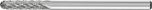 Miniature Burr WRC 3mm Shank - Cylindrical Radius Cut WRC 0313/3 C3 PLUS