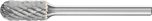 Miniature Burr WRC 3mm Shank - Cylindrical Radius Cut WRC 0613/3 C3 PLUS