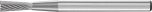 Miniature Burrs WKNS 3mm Shank - Inverted Cone - Tungsten Carbide