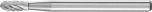 Miniature Burr TRE 3mm Shank - Oval Shape TRE 0307/3 C3 PLUS