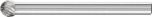 Miniature Burr KUD 3mm Shank - Ball Shape KUD 0403/3 C5