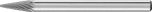 Miniature Burr SKM 3mm Shank - Conical Pointed SKM 0307/3 C5