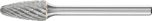 Miniature Burr RBF 3mm Shank - Tree Radius End RBF 0613/3 C3 PLUS