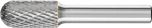 Cylindrical Radius Burr WRC 1/4" Shank SC-3 WRC 1020/6.35 TOUGH