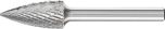 Pointed Tree Burr SPG 1/4" Shank SG-5 SPG 1225/6.35 TOUGH