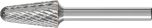 Cone Radius End Burr KEL 1/4" Shank SL-5 KEL 1225/6.35 TOUGH