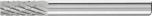 Cylindrical Burr ZYA 1/4" Shank SA-1 ZYA 6.35x15.9x6.35 C3 PLUS