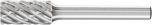 Cylindrical Burr ZYA 1/4" Shank SA-3 ZYA 9.5x19x6.35 STEEL
