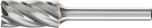 Cylindrical Burr ZYA 1/4" Shank SA-5 ZYA 12.7x25.4x6.35 ALU