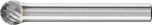 Ball Shape Burr KUD 1/4" Shank SD-2 KUD 7.9x6.35x6.35 C3 PLUS