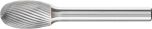 Oval Shape Burr TRE 1/4" Shank SE-5 TRE 12.7x22.2x6.35 C3 PLUS