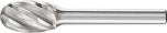 Oval Shape Burr TRE 1/4" Shank SE-5 TRE 12.7x22.2x6.35 C ALU