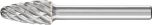 Tree Radius Burr RBF 1/4" Shank SF-3 RBF 9.5x19x6.35 STEEL