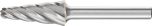 Cone Radius End Burr KEL 1/4" Shank SL-5 KEL 12.7x28.6x6.35 C ALU