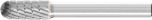 Cylindrical Radius Burr WRC 1/4" Shank SC-2 WRC 7.9x19x6.35 MX NCC