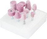 10pc Assorted Mounted Points 2001 (6mm Shank) Hardness Grade O