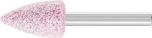 A Shape 1/4" Shank Aluminium Oxide - Pink - O Hardness A12 6.3 AR 30 O 5 V