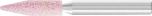 A Shape 1/4" Shank Aluminium Oxide - Pink - O Hardness A15 6.3 AR 60 O 5 V