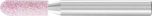 A Shape 1/4" Shank Aluminium Oxide - Pink - O Hardness A24 6.3 AR 60 O 5 V