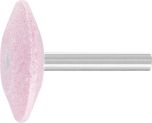 A Shape 1/4" Shank Aluminium Oxide - Pink - O Hardness A36 6.3 AR 60 O 5 V
