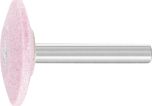 A Shape 1/4" Shank Aluminium Oxide - Pink - O Hardness A37 6.3 AR 60 O 5 V