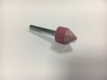 A Shape 1/4" Shank Aluminium Oxide - Pink - O Hardness A14 6.3 AR 30 O 5 V