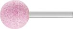 A Shape 1/4" Shank Aluminium Oxide - Pink - O Hardness A26 6.3 AR 30 O 5 V 1/4-60 (long shank)